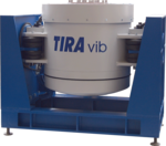 Watercooled shaker with sine force of 125 kN